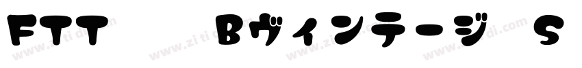 FTT 筑紫Bヴィンテージ明S R字体转换